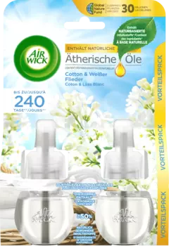 Ароматизатор освежителя воздуха Cotton Запасной пакетик Белая сирень 38 мл. AirWick