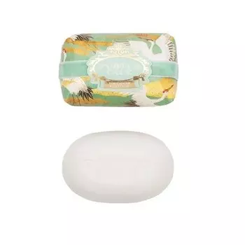 Ароматизированное мыло White Crane 150 г с роскошными ароматами юдзу, ветивера, мандарина Portus Cale