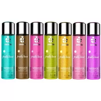 Ароматизированный согревающий массажный лосьон для эротического массажа тела и здоровья 120мл, Swede