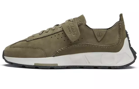 Art Movement Series Мужская повседневная мужская обувь с низким верхом зеленого цвета Clarks