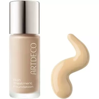 ARTDECO Rich Treatment Foundation Водостойкая жидкая кремовая основа 20 мл 12 ванильно-розовых оттенков