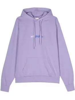 Arte худи Harmon с вышитым логотипом, фиолетовый