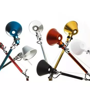 Artemide Tolomeo Micro Tavolo, золото