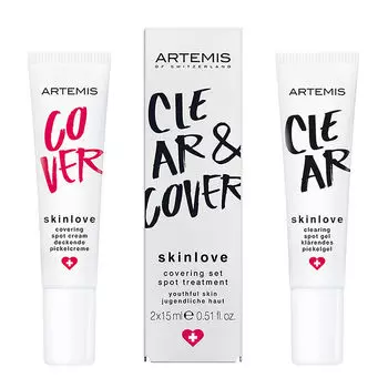Artemis Skinlove Covering Set Spot набор: точечный гель, 15 мл + консилер, маскирующий несовершенства, 15 мл