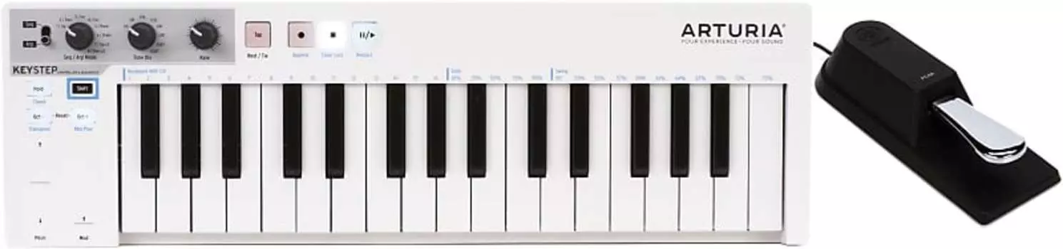 Arturia KeyStep 32-клавишный контроллер и секвенсор в комплекте с педалью сустейна/педальным переключателем Yamaha FC4A Yamaha + Arturia FC4A=1 430201=1