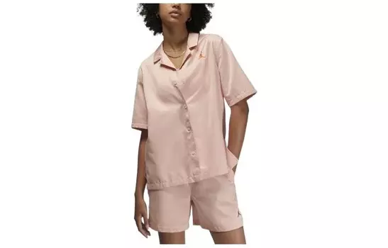 AS WJ HERITAGE TOP Рубашка женская розовая Jordan