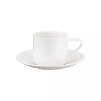 ASA A Table Белая чашка с блюдцем, штабелируемая, 0,20 л ASA SELECTION, белый