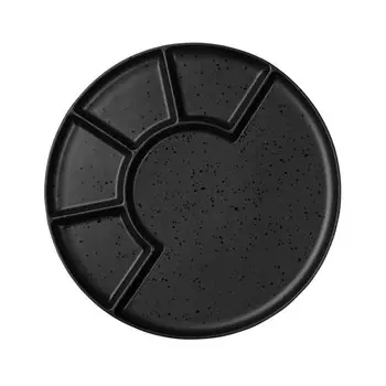 ASA Coppa Kuro Тарелка для аперитива/тарелка для фондю d: 24,2 см/высота: 1,6 см ASA SELECTION, черный