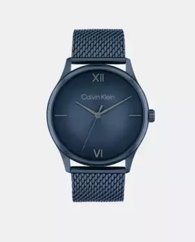 Ascend 25200451 Мужские часы темно-синие со стальной сеткой Calvin Klein