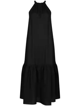 Asceno платье макси Ibiza с вырезом халтер, черный