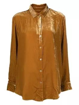 Asceno шелковая рубашка London, золотой