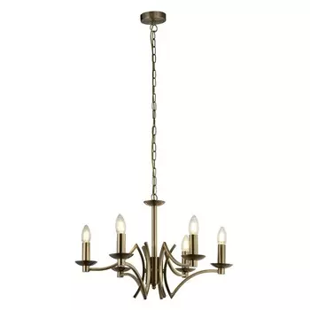ASCOT подвесной светильник 6 лампочек ANTIQUE BRASS Searchlight