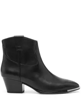 Ash 50мм кожаные сапоги, черный