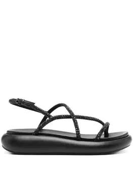 Ash босоножки Ash Vera со стразами, черный