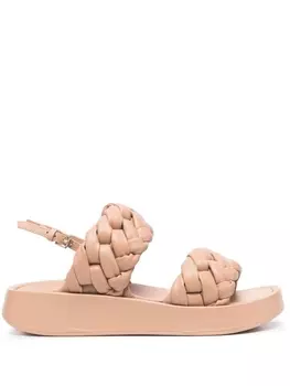 Ash плетеные сандалии Voyage с ремешком на пятке, нейтральный цвет