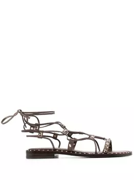 Ash сандалии Paloma на шнуровке, коричневый