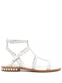 Ash сандалии Precious с заклепками, белый