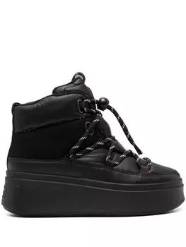 Ash сапоги Montana со шнуровкой, черный