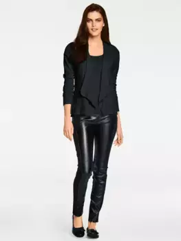 ASHLEY BROOKE by Heine вязаный свитер "двойной комплект вязки", черный