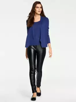 ASHLEY BROOKE by Heine вязаный свитер "двойной комплект вязки", синий