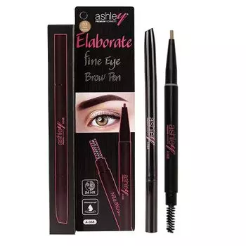 Ashley Карандаш для бровей Fine Eye Brow Pen 1,3 г. 03 Коричневый, Brown