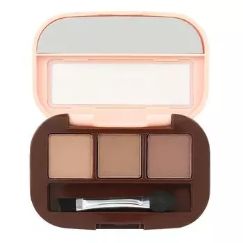 Ashley Палитра для бровей из 3 цветов 8г. 04 Рози Браун, Rosy Brown