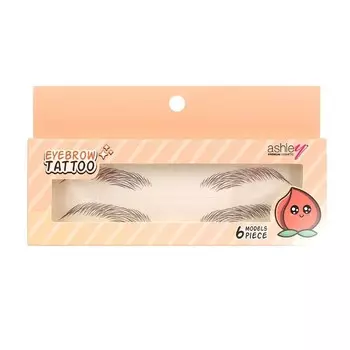 Ashley Татуаж бровей 6шт 01, Brown