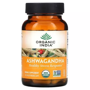 Ашваганда Organic India, 90 вегетарианских капсул