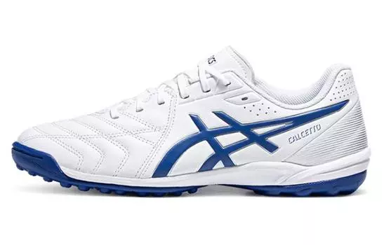 Asics Calcetto Футбольная обувь унисекс, White/Blue