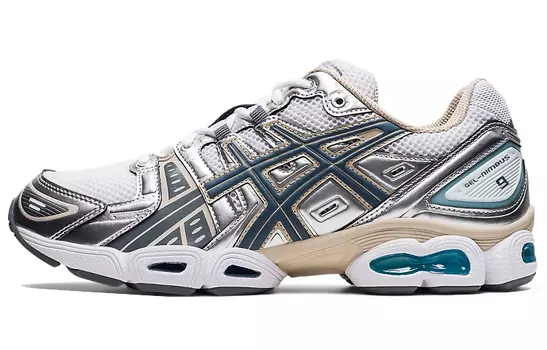 Кроссовки Asics Gel-Nimbus 9, белый/серебристый/серый