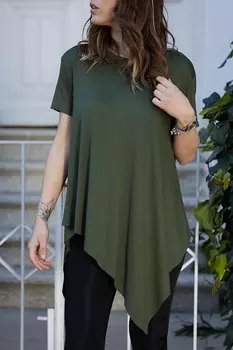 Асимметричная блузка 0YXK2-43358-09 XHAN