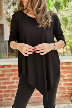 Асимметричная блузка из вискозы 9YXK2-41580-02 XHAN