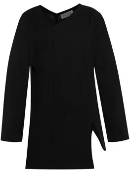 Асимметричная футболка Yohji Yamamoto, черный