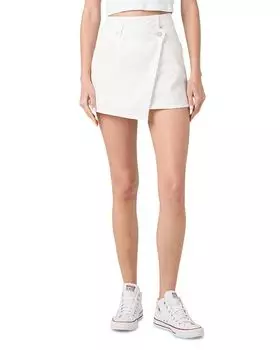 Асимметричная мини-юбка BLANKNYC, белый
