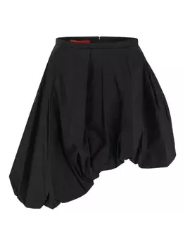 Асимметричная мини-юбка THELATEST, черный