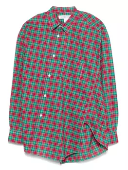 Асимметричная рубашка Comme Des Garons Shirt, зеленый
