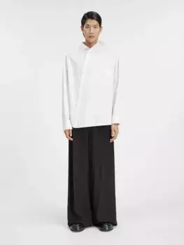 Асимметричная рубашка Cuadro Jacquemus, белый