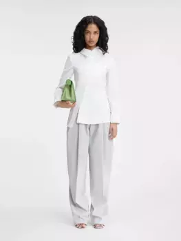 Асимметричная рубашка Пабло Jacquemus, белый