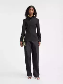 Асимметричная рубашка Пабло Jacquemus, черный