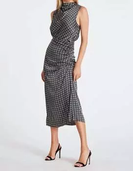 Асимметричная юбка миди с принтом Navy Heritage bishop + young