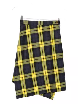 Асимметричная юбка миди Vivienne Westwood Infinity в клетку, синий