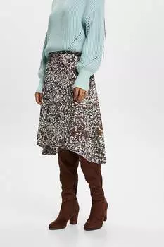 Асимметричная юбка с узором Esprit, мультиколор