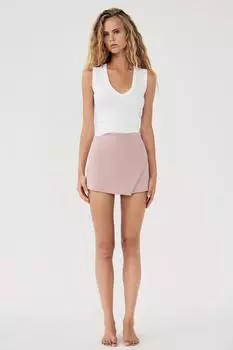 Асимметричная юбка ZARA, пастельно-розовый