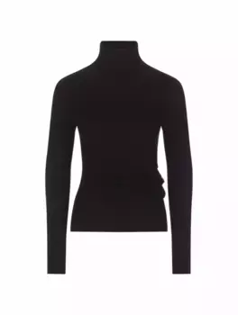 Асимметричная водолазка Diavolezza Loro Piana, черный