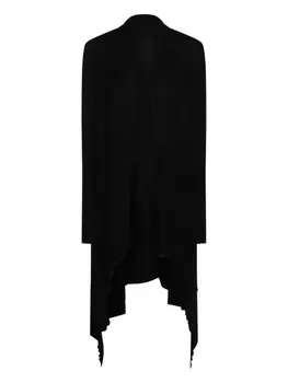 Асимметричное драповое пальто Rick Owens, черный