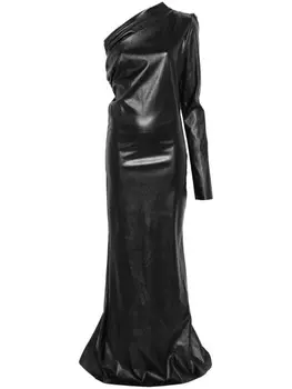 Асимметричное макси-платье Alchemy x Lia Aram, черный