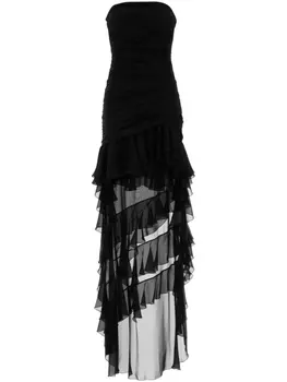 Асимметричное платье Blumarine, черный