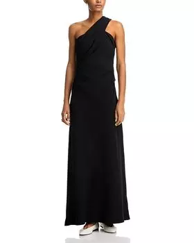 Асимметричное платье CO, черный