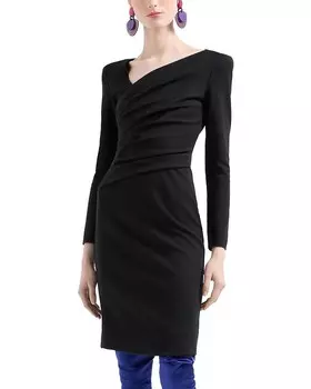 Асимметричное платье Emporio Armani, черный