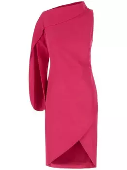 Асимметричное платье Genny, розовый